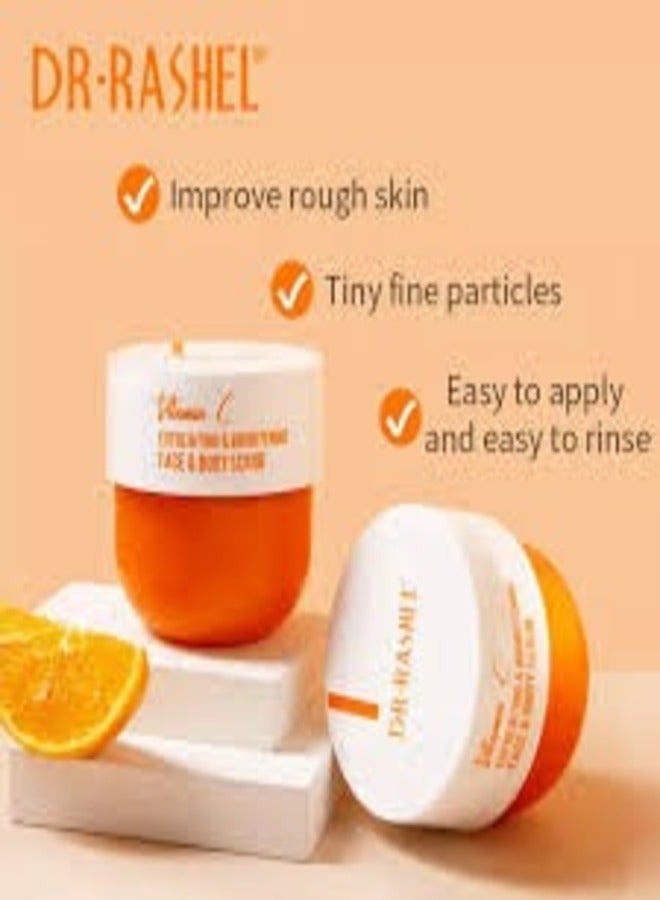 DR. RASHEL Vitamin C exfoliating & nourishing body cleansing Set (4 Pcs)