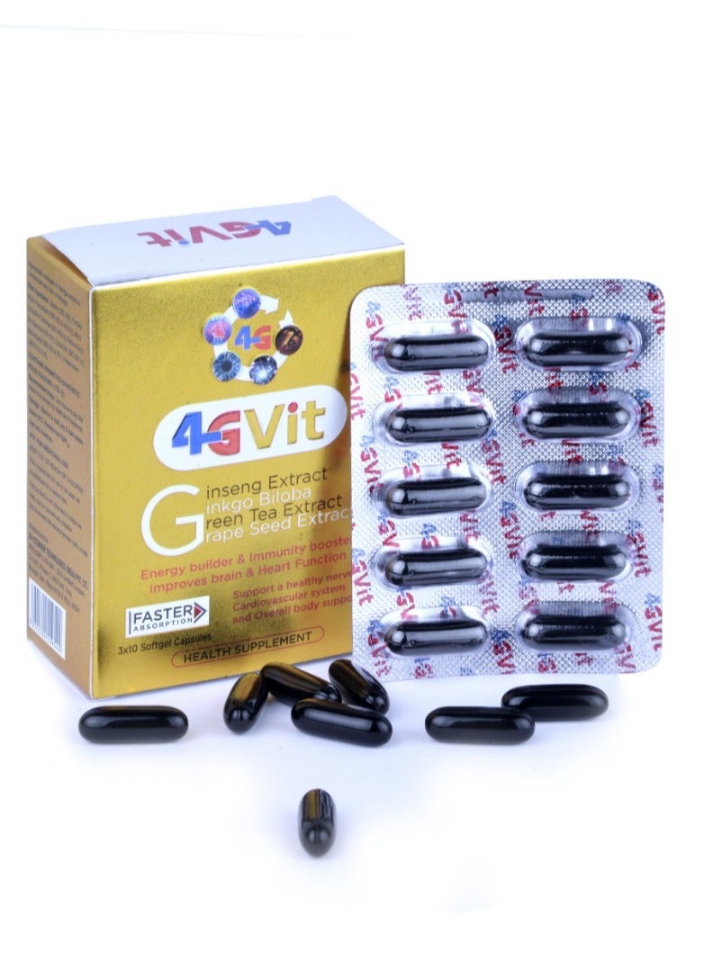 4GVIT - Multivitamin Soft Gel Capsules 30s