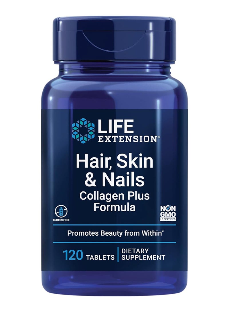 Hair, Skin And Nails Rejuvenation Formula With Verisol - 120 Tablets