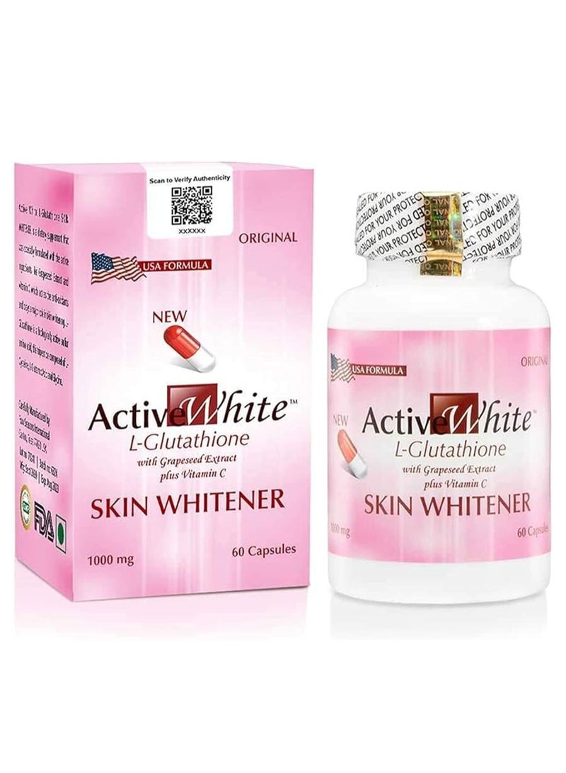 Active White Glutathione 60 Capsules