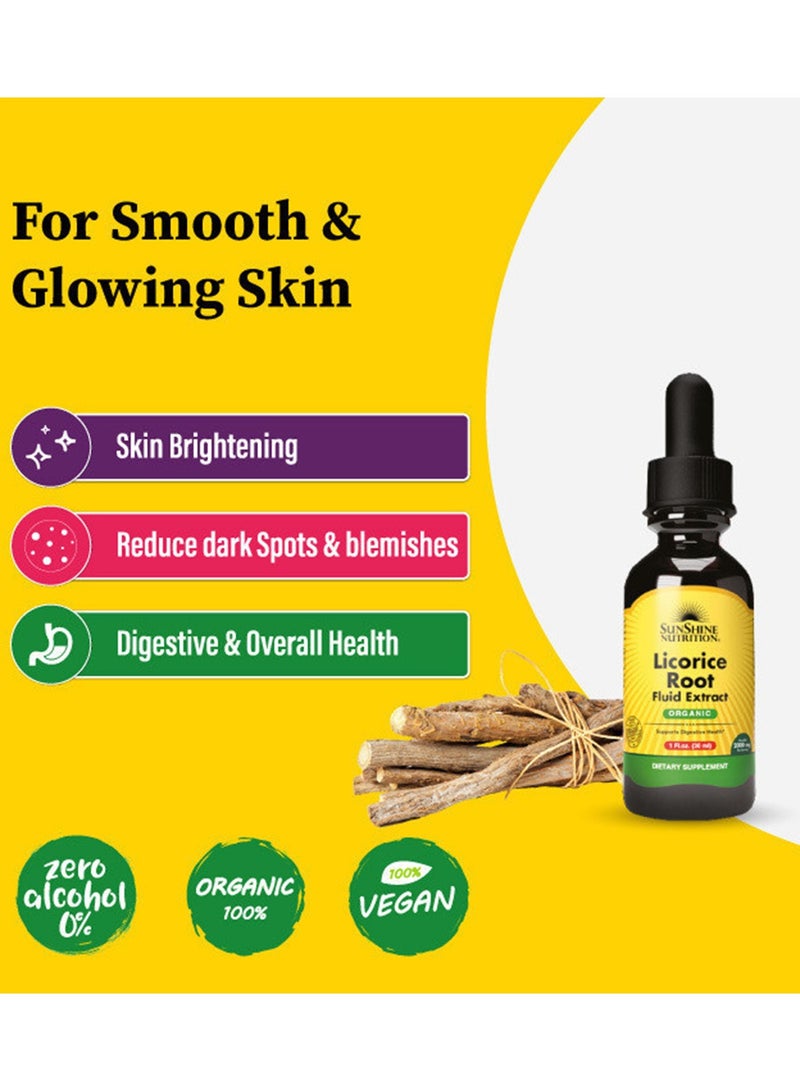 Licorice Root Fluid Extract 1FL OZ 30 Ml