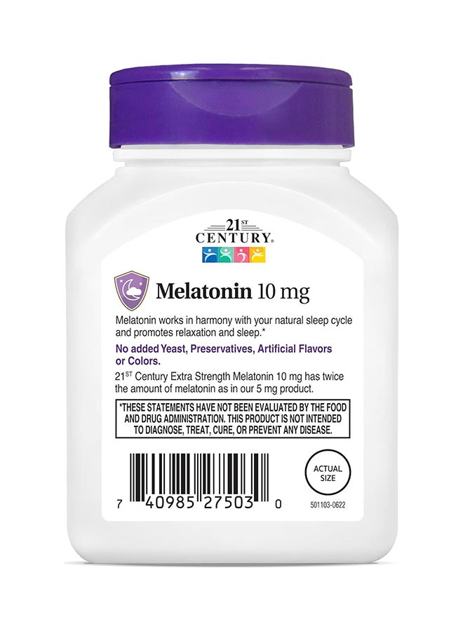 Melatonin Dietary Supplement 10 Mg 120 Count