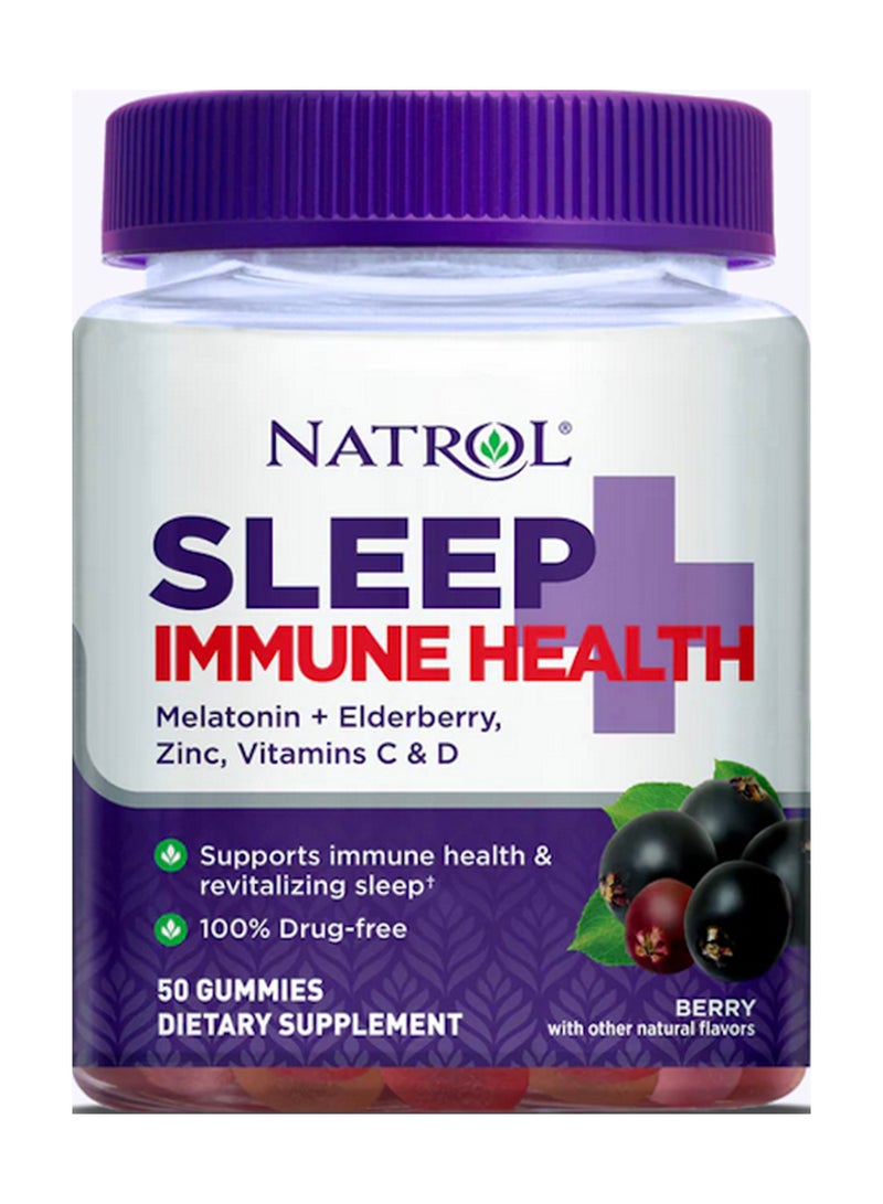 Sleep Plus Immune Health 50 Gummies
