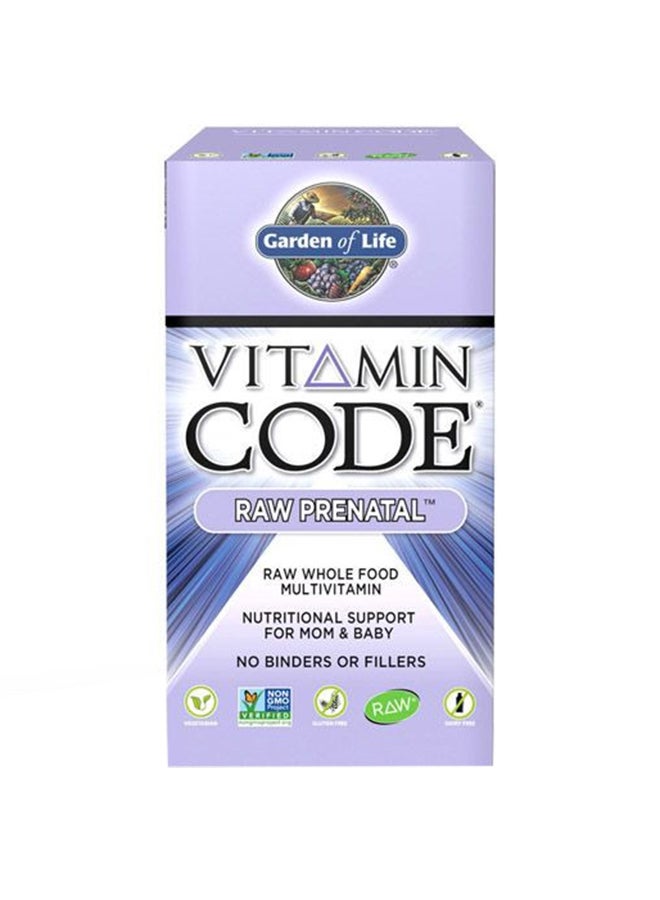 Vitamin Code Raw Prenatal Raw Whole Food Multivitamin Nutritional Support 90 Vegetarian Capsules