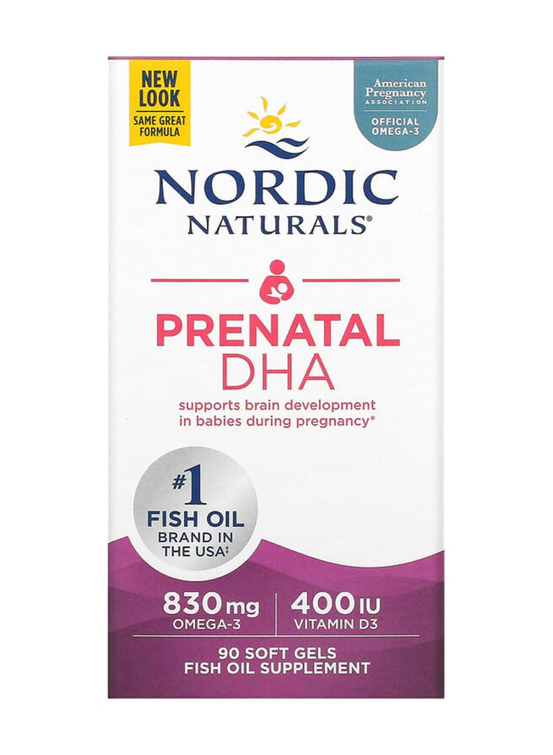 Prenatal Dha Dietary Supplement - 90 Soft Gels