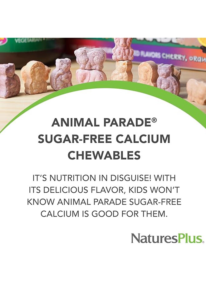 Calcium Animal Parade Kids Vanilla Sundae Flavor 90 Chewable Tablets