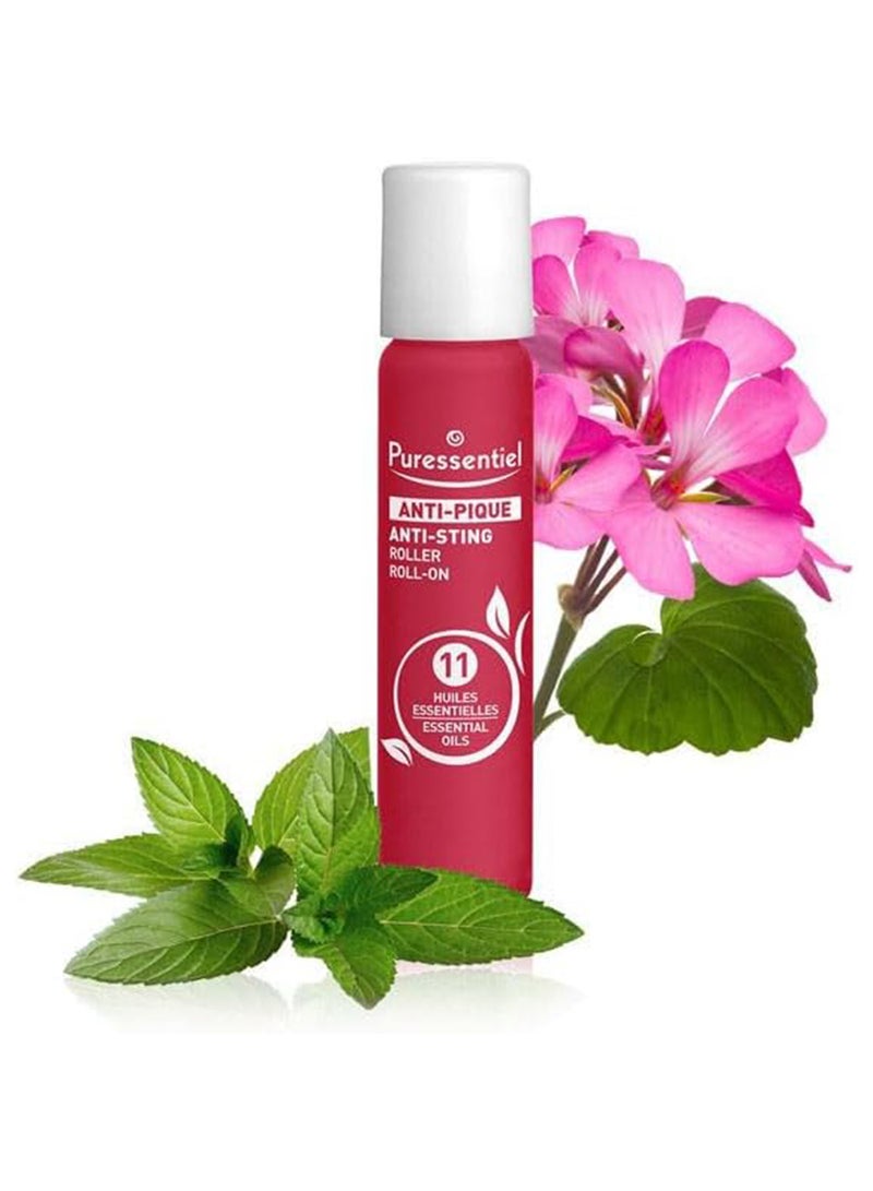 Anti-Sting Soothing Roll-On 100% Pure And Natural Ingredients 11 Essential Oils Preservative Free 5Ml