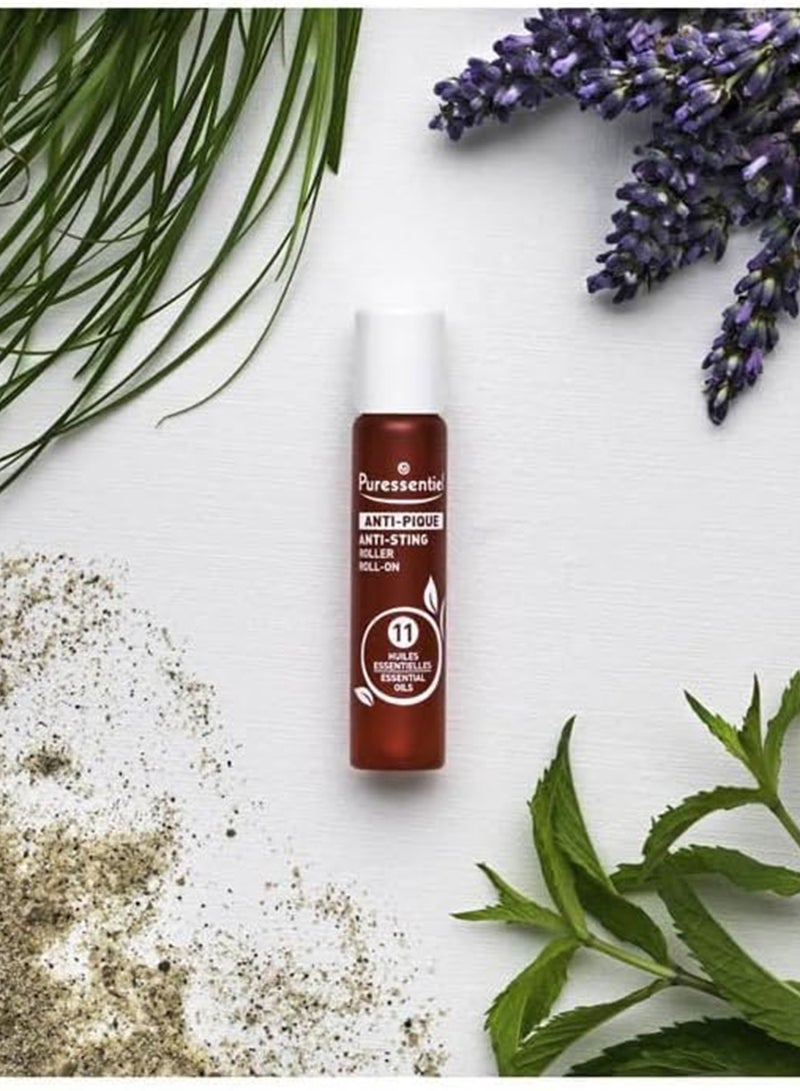 Anti-Sting Soothing Roll-On 100% Pure And Natural Ingredients 11 Essential Oils Preservative Free 5Ml