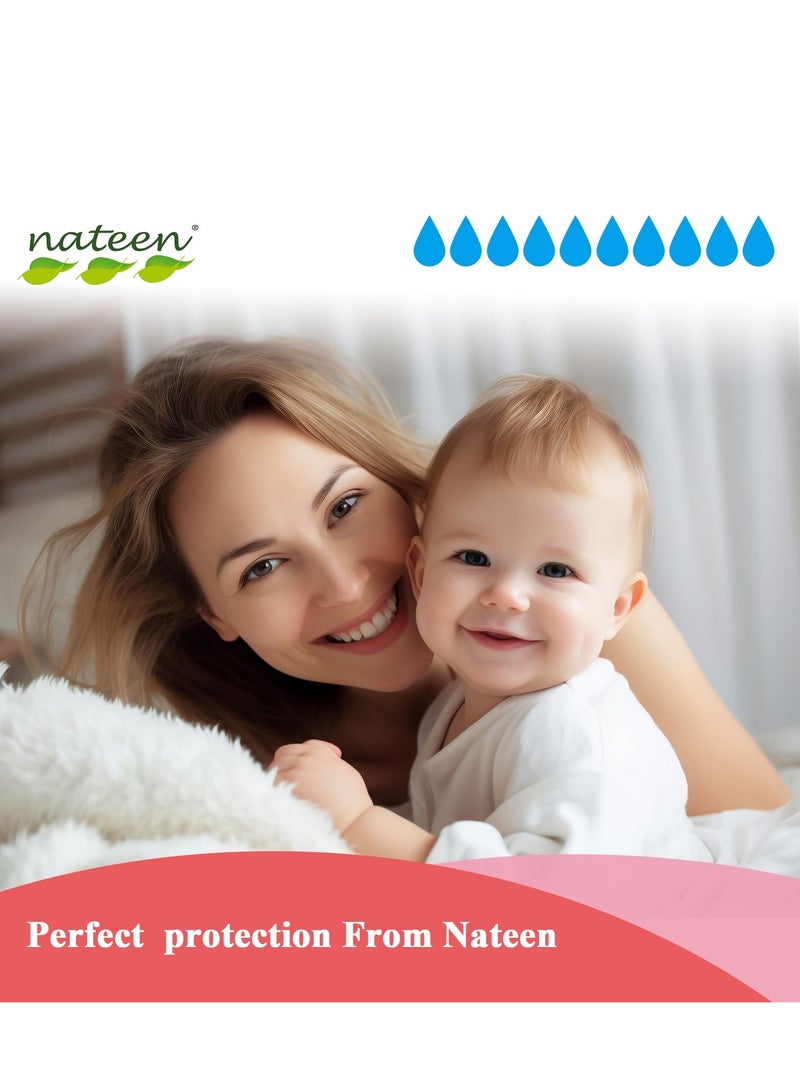 Nateen Disposable Incontinence Underpads,80 x 180 cm,20 Pcs Bed Pads for Mattress Furniture Sofa Chair Protector High Absorbency Mats.