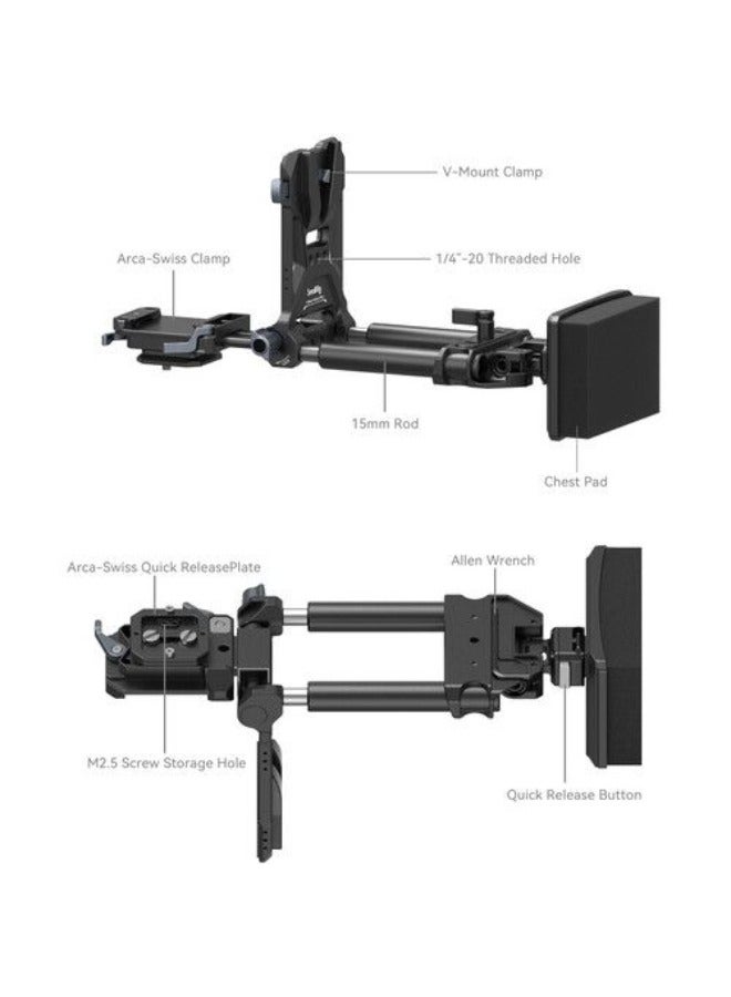 SmallRig Advanced V-Mount Battery Mounting System 4063B