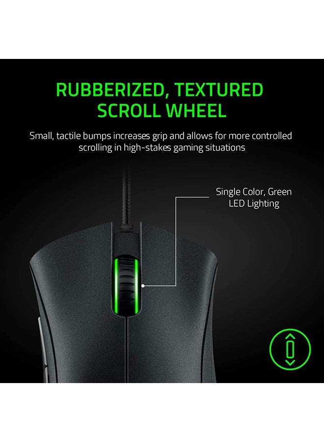 DeathAdder Essential Gaming Mouse with 6,400 DPI Optical Sensor  - Black