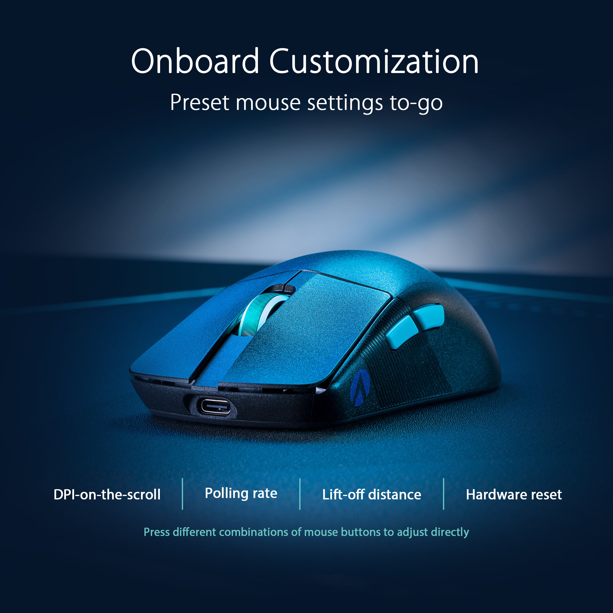 ROG Harpe Ace Aim Lab Edition Wireless Gaming Mouse, 54 g Lightweight, 2.4GHz RF, Bluetooth, 36K DPI Sensor, 5 Buttons, ROG SpeedNova, ROG Omni Receiver, Esports And FPS Gaming