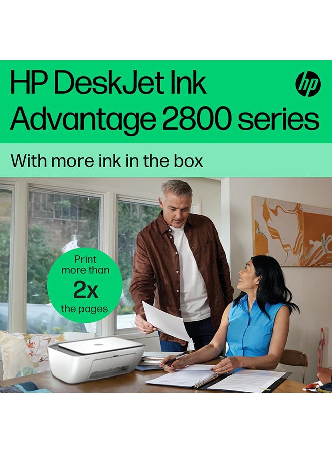 DeskJet Ink Advantage 2875 All-In-One Printer White