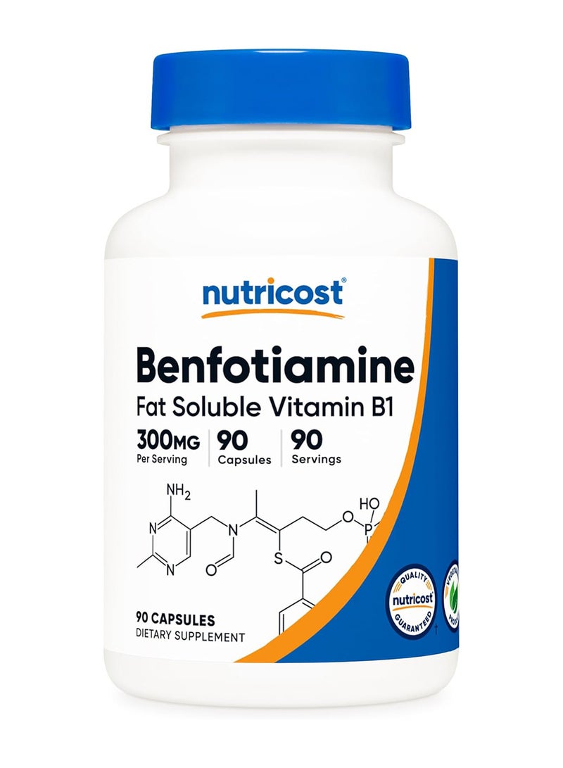 Benfotiamine 300 Mg 90 Capsules