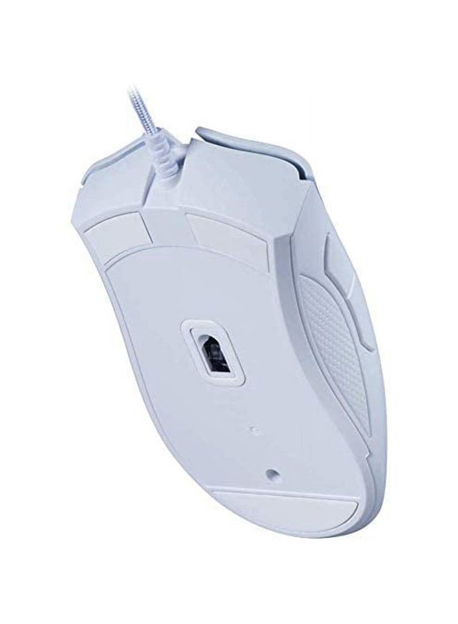 DeathAdder Essential Gaming Mouse with 6,400 DPI Optical Sensor - Mercury White