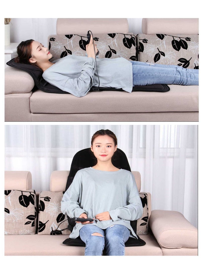 Massage Mat Full Body Massage against Fatigue and Pain Massage Mat Back Neck Massage Seat Car for Legs Waist Body Massage Adapter