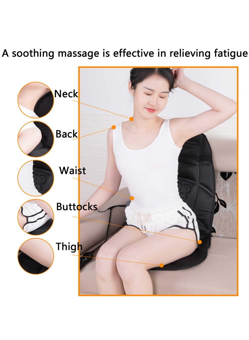 Massage Mat Full Body Massage against Fatigue and Pain Massage Mat Back Neck Massage Seat Car for Legs Waist Body Massage Adapter