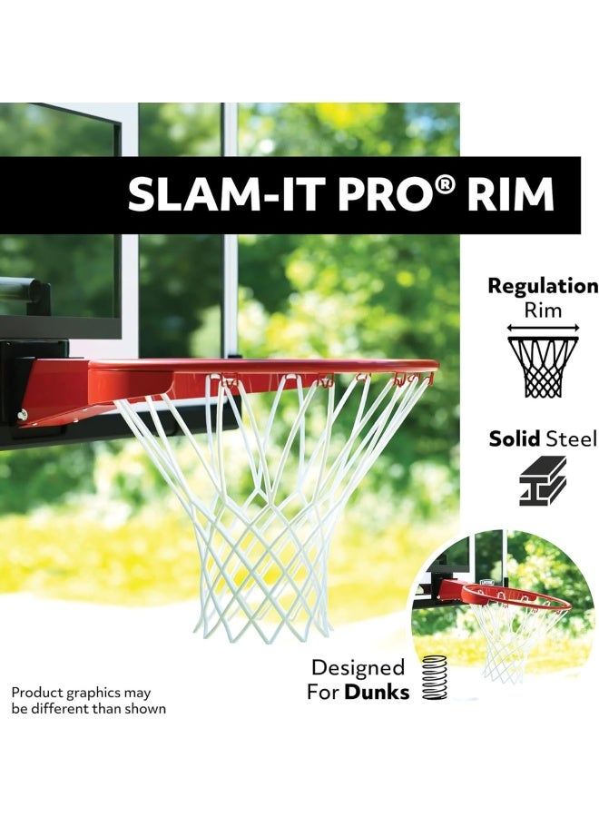 Lifetime Steel Framed Portable Basketball System, 54 Inch