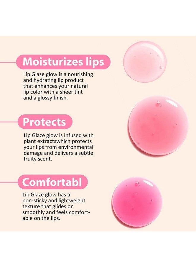 3Pcs Capsule Color Changing Lip Gloss Tinted Pink Plumping Magic Mood Lipstick Lip Glaze Highshine Clear Lip Stain Lip Balm Lip Care Longlasting Moisturizing Lip Glow Oil