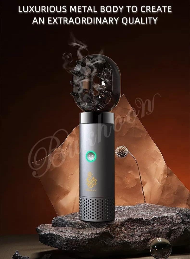 2 In 1 Hair Incense Bakhoor Burner Electric Bakhoor Burner Incense Arabic Mubkhar Comb electric Luxury Incense Burner B20