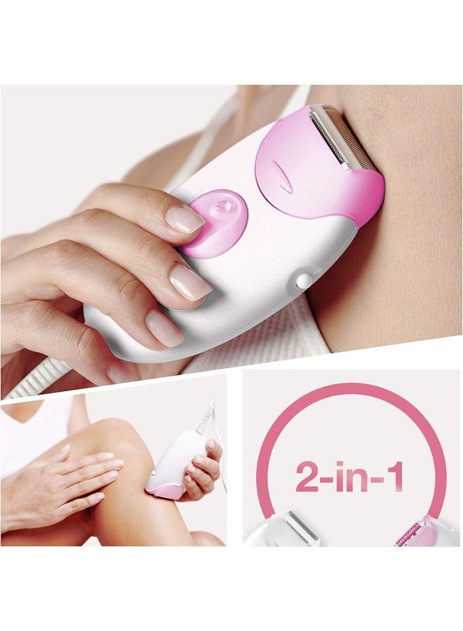 Silk-Epil 3 Epilator With Accessories Set Pink/White/Clear