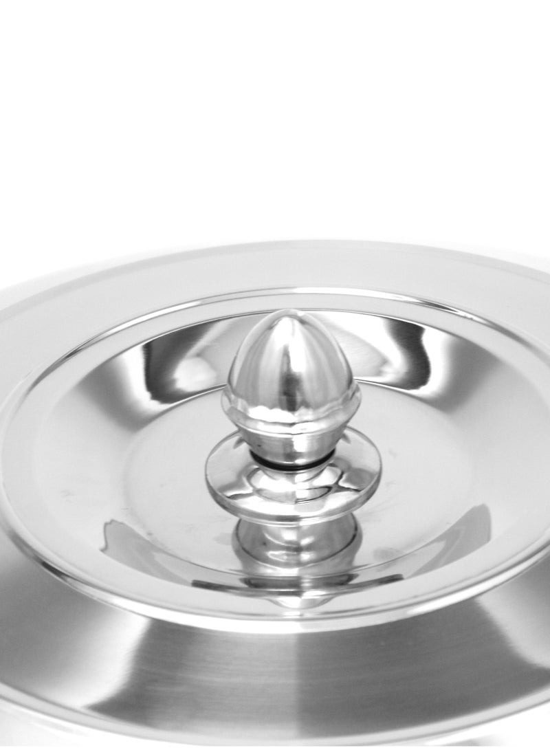 Stainless Steel Breakfast Tray 8 Bowl Sets With Stainless Steel Lid (42cm)