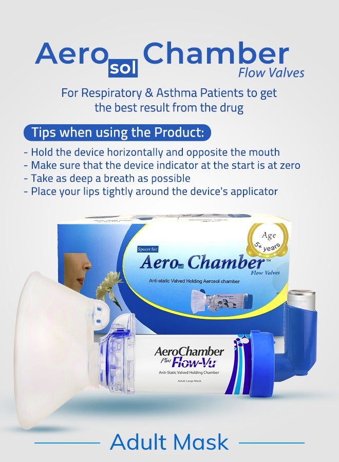 Aerosol Aero chamber For Adults More Than 5 Years