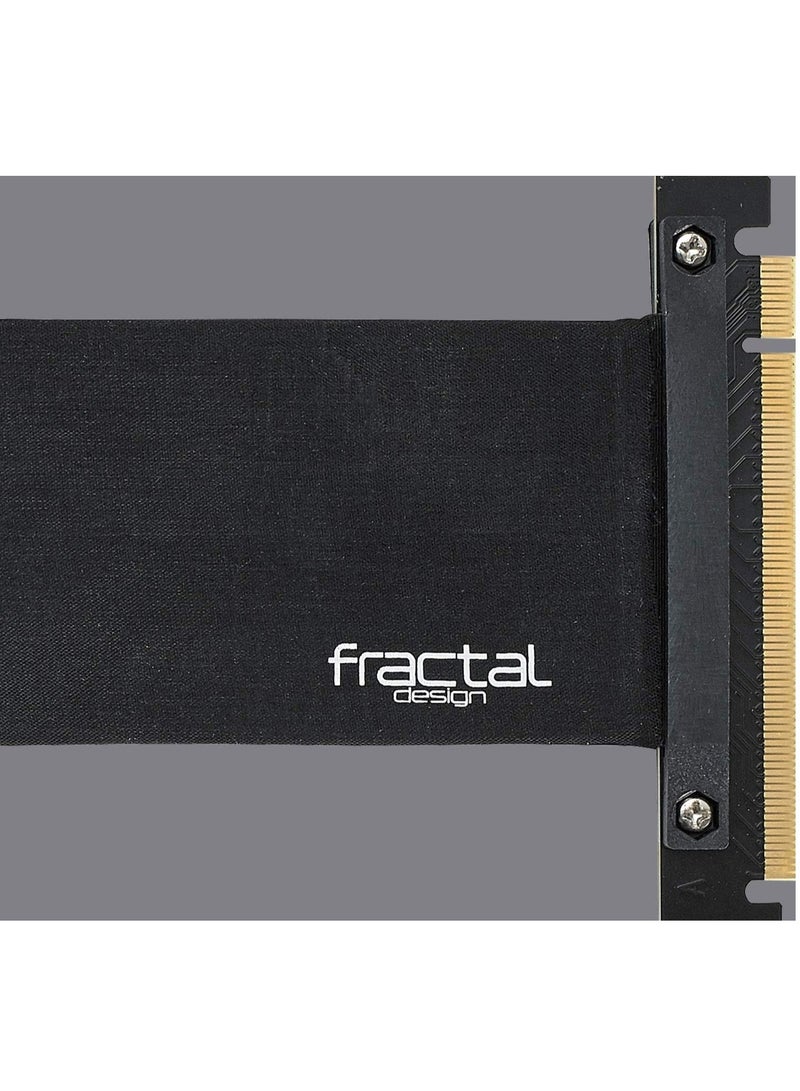 Fractal Design Extender and Vertical GPU Riser Card Adapter - Black | FD-ACC-FLEX-VRC-25-BK