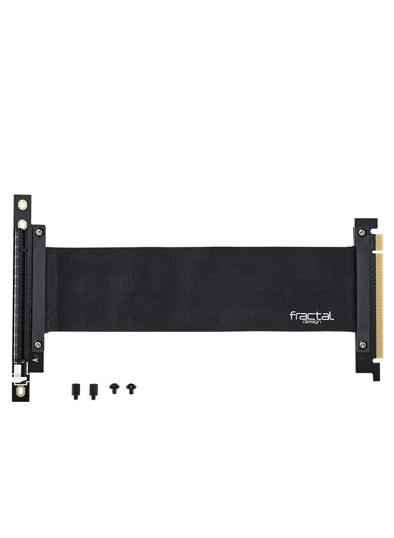 Fractal Design Extender and Vertical GPU Riser Card Adapter - Black | FD-ACC-FLEX-VRC-25-BK