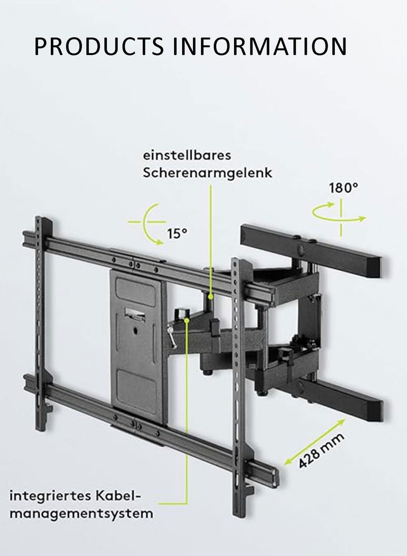 Full TV Wall Mount 32-80 Inch Suitable For LED LCD And CURVED TV