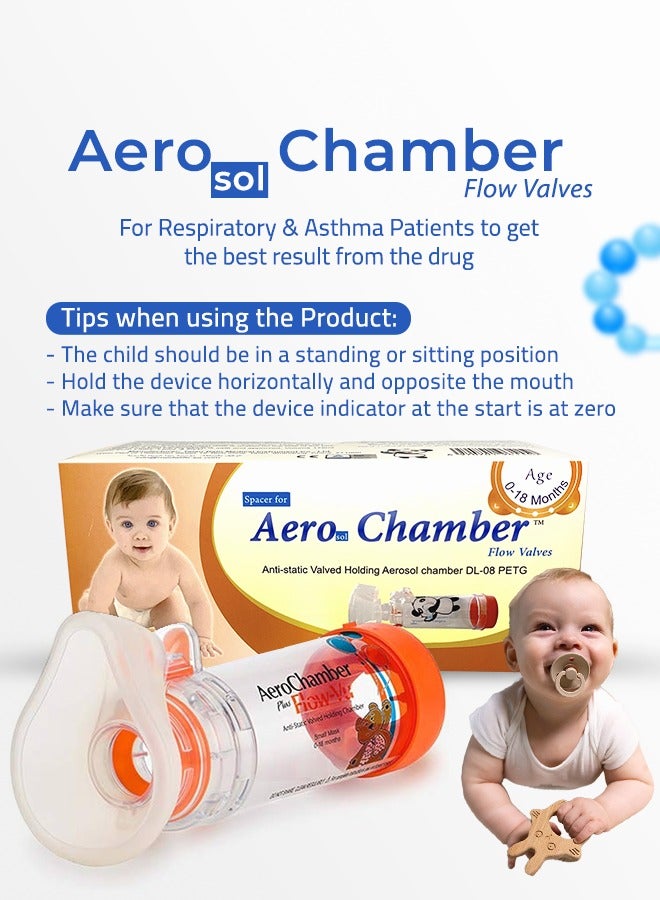 Aerosol Chamber Small for Infant From (0 TO 18) Months