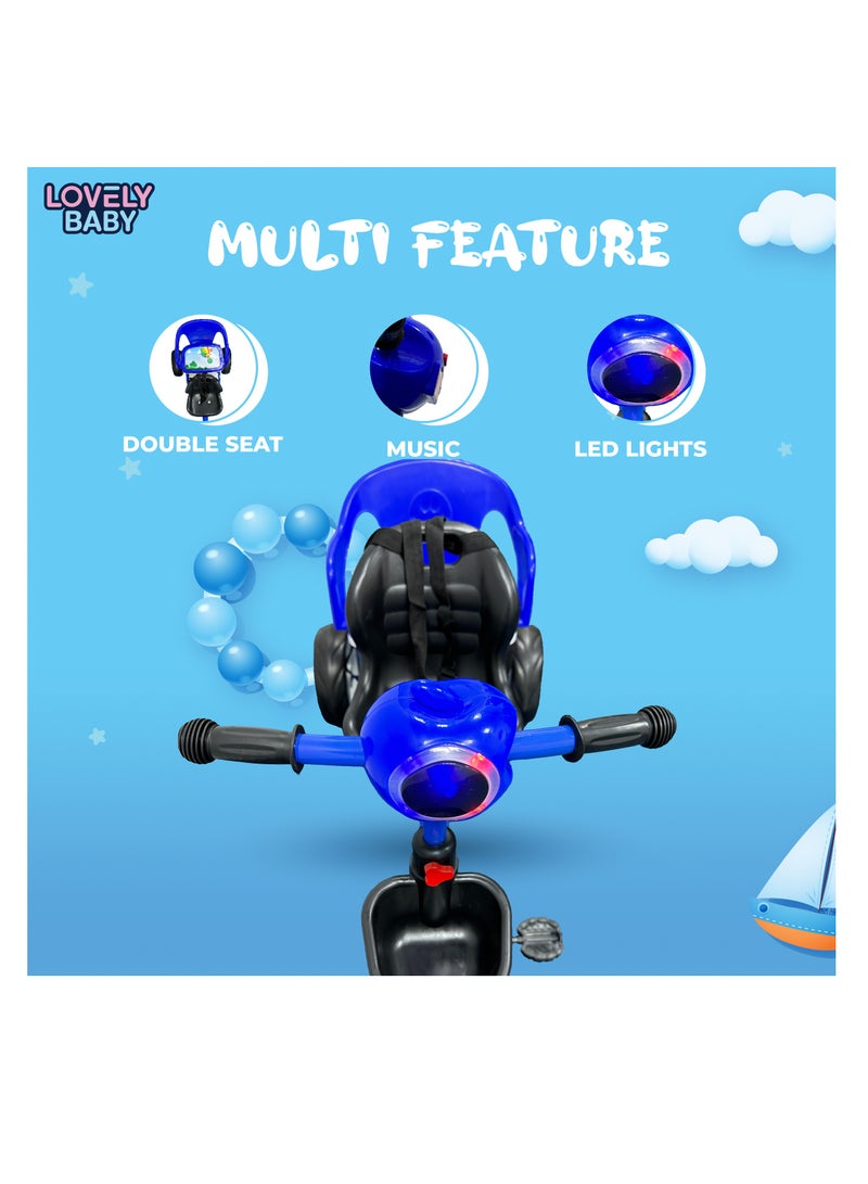 Duckids Tricycle LB 775 2 Seater Tricycle for Kids