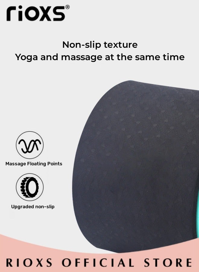 Yoga Pilates Kits,Yoga Circle And Yoga Blocks Sets,32cm Yoga Wheel With 2 Pcs Yoga Foam Blocks,For Waist Back Training,Durable Professional Pilates Exercise Tools