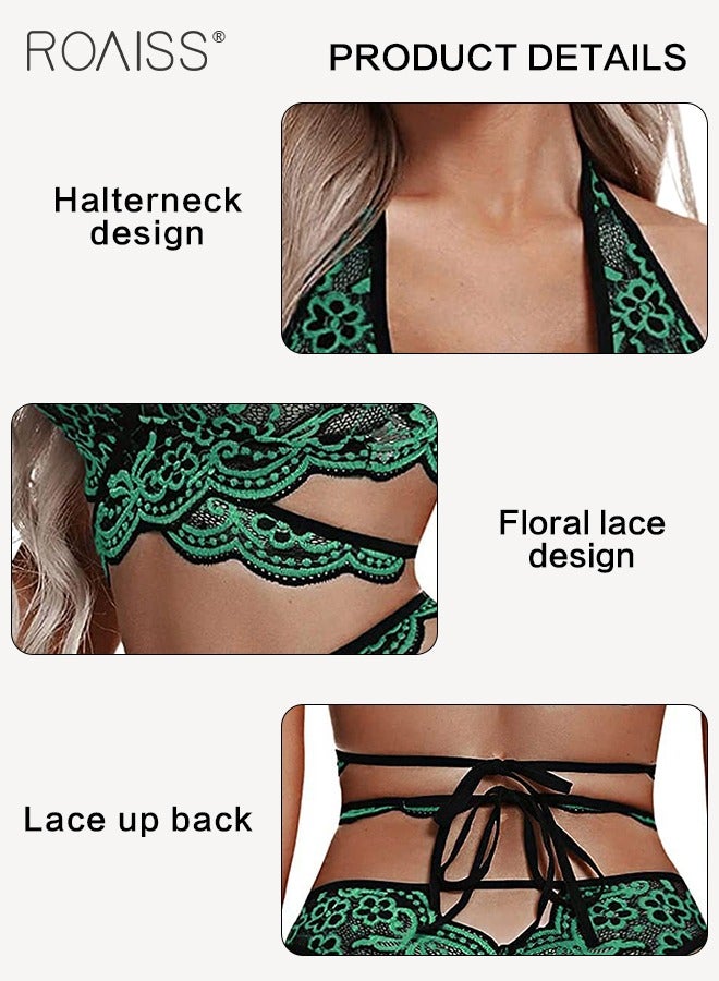 Women's Fashion Bra Suit Lace Splice Underwear Combination Removable Bra Cushion Bra Adjustable Shoulder Strap  Underwear Set