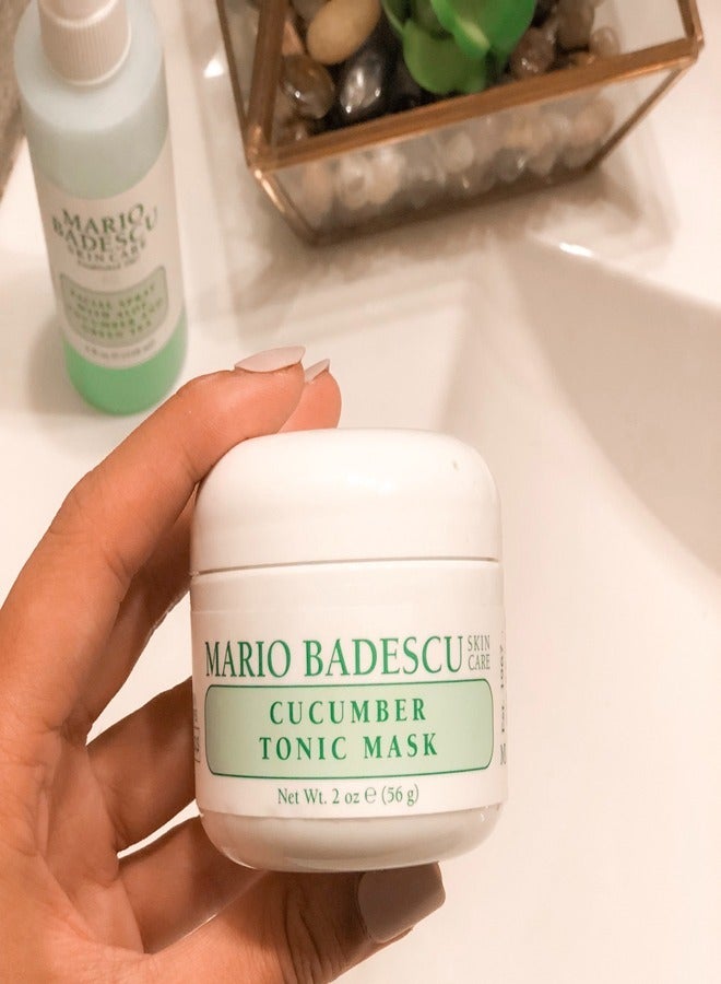 Mario Badescu Mask- Healing and Soothing, Cucumber Tonic, Enzyme Revitalizing, and Rose Hip Face Mask Skin Care - Facial Masks for Women and Men 56g