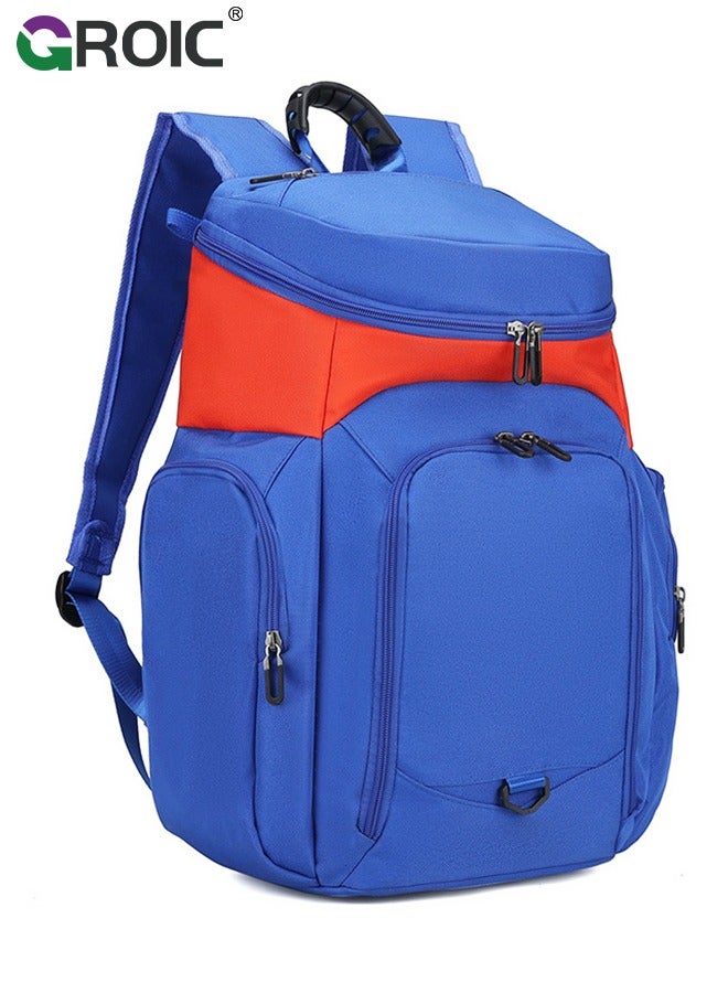 Large Basketball Backpack Bag with Ball Compartment and Shoe Pocket Outdoor Sports Equipment Bag, Large ‎Basketball backpack bag for Basketball, Soccer, Volleyball Sports Large Sports Bag