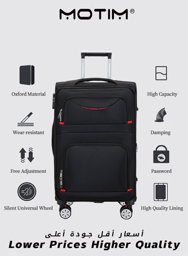 2PCS Luggage Set Softside Expandable Lightweight Durable Suitcase Set with Spinner Wheels TSA Lock Travel Luggage set for Women and Men