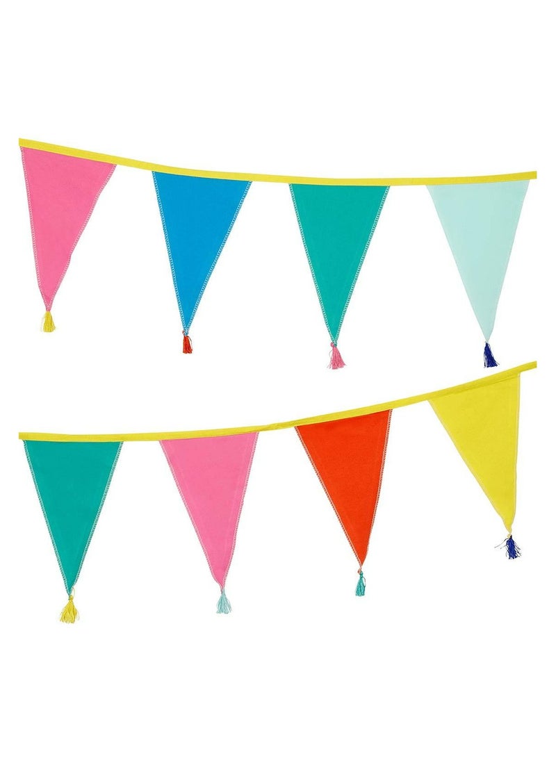 Brights Fabric Bunting 3M/10Ft