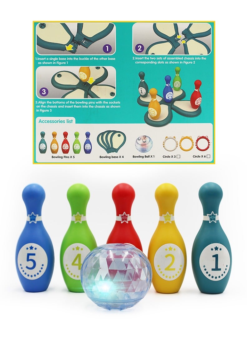 Bowling and Ring Game Toy for Kids