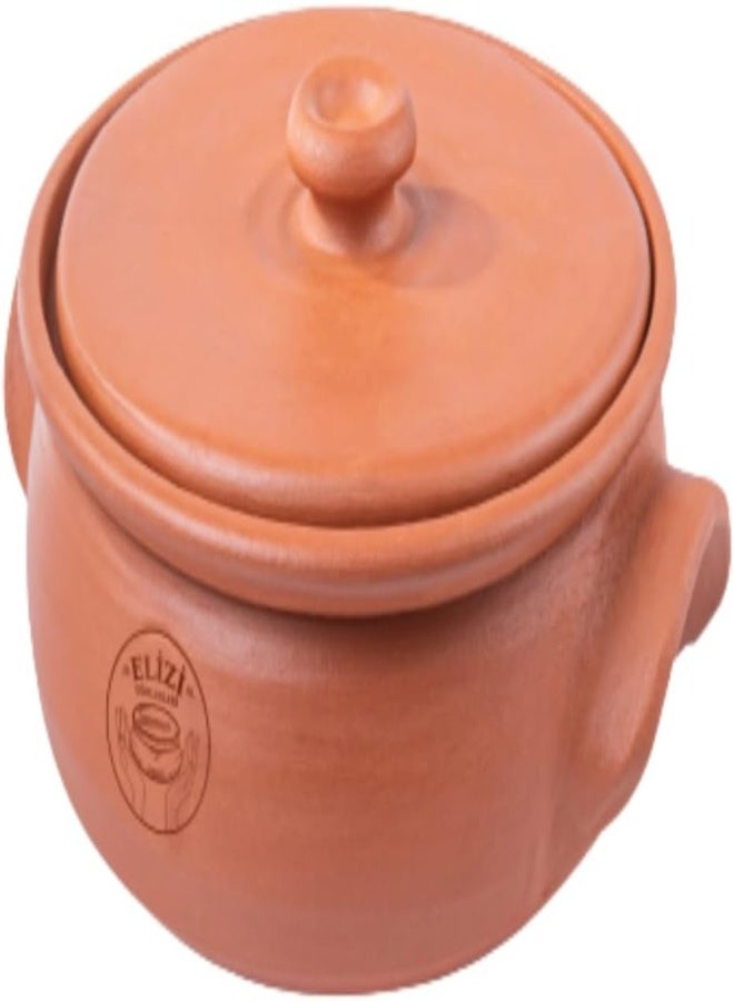 Elizi El-013 Clay Pot With Lid, Big