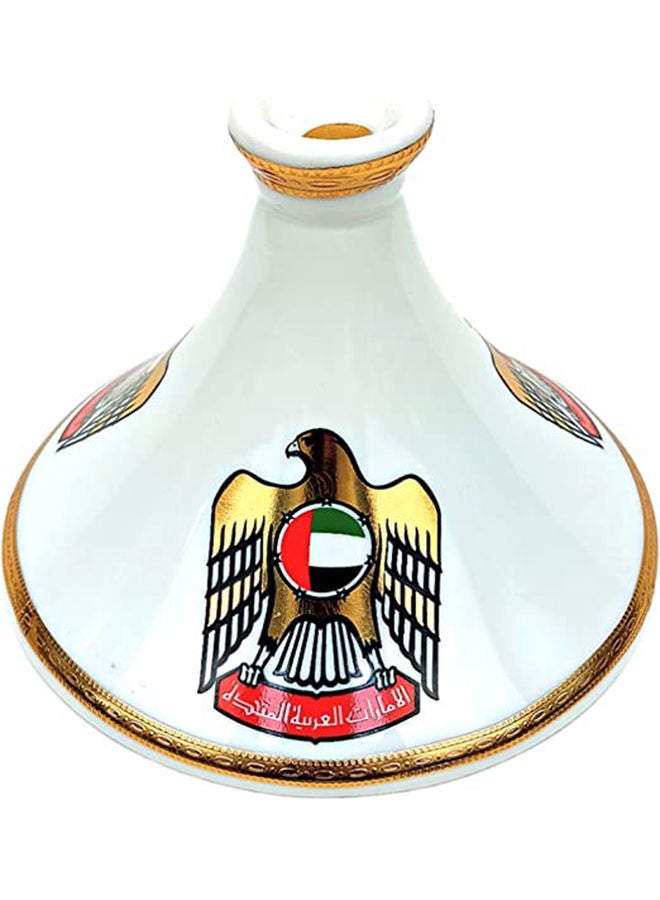 Special Design Ceramic Tajine UAE National Day Celebrations Tagine Pot Non Stick for Home Kitchen Restaurant United Arab Emirates Flag Days Logo Design Cooking Pots Casserole (6