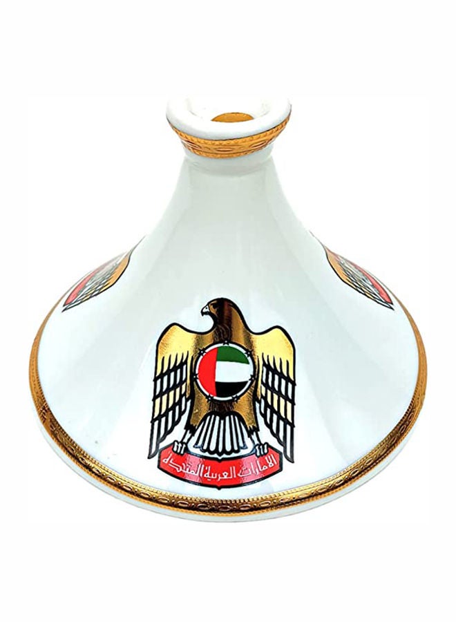 Special Design Ceramic Tajine UAE National Day Celebrations Tagine Pot Non Stick for Home Kitchen Restaurant United Arab Emirates Flag Days Logo Design Cooking Pots Casserole (8