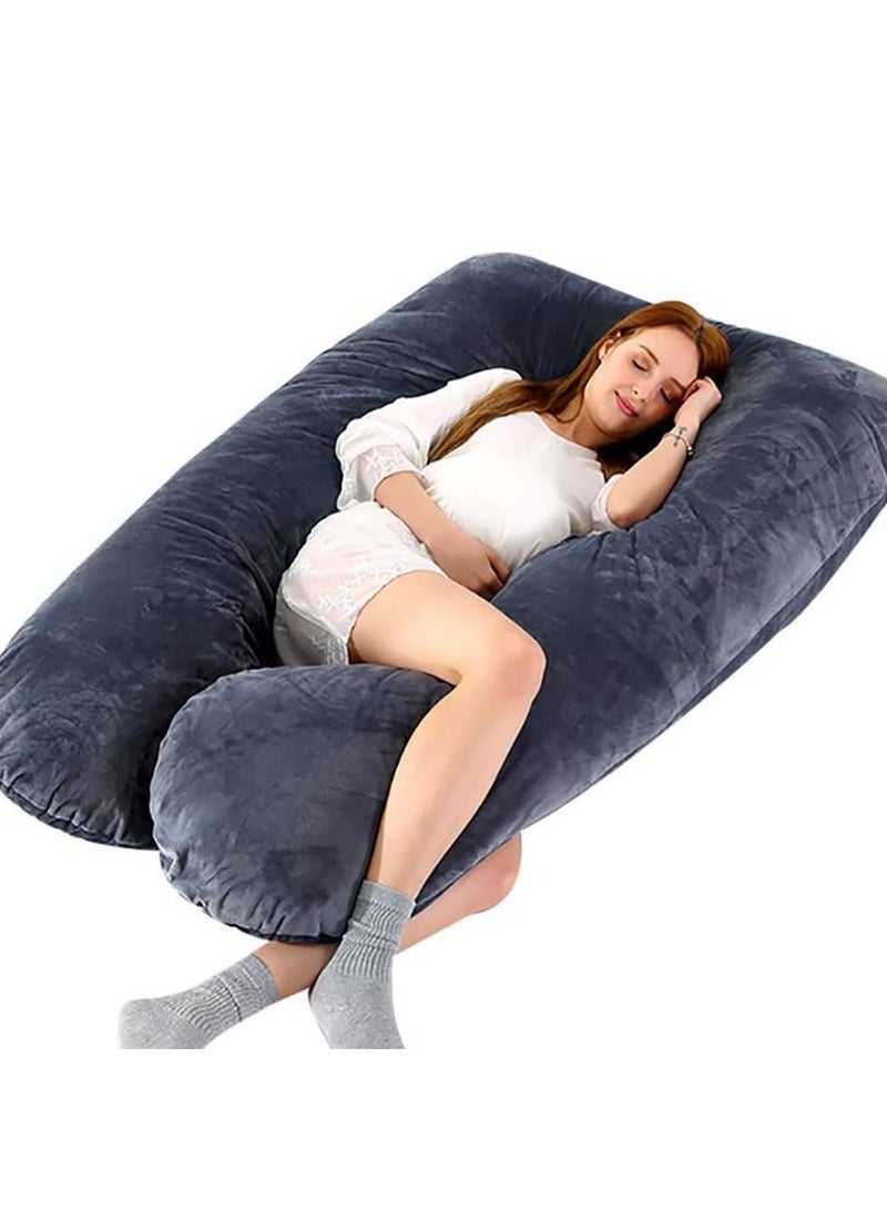 U Shape Maternity Full Body Pillow,Full Body Giant Pregnancy Pillow Comfortable Soft Cushion