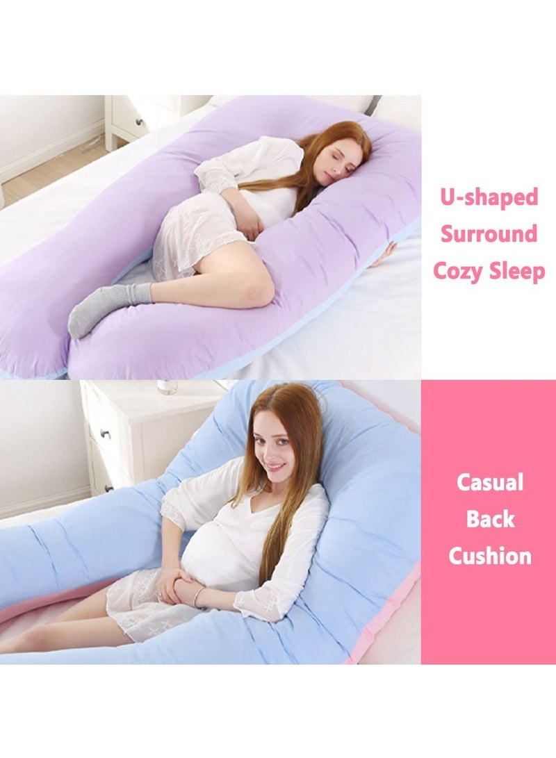 U Shape Maternity Full Body Pillow, Full Body Giant Pregnancy Pillow Comfortable Soft Cushion