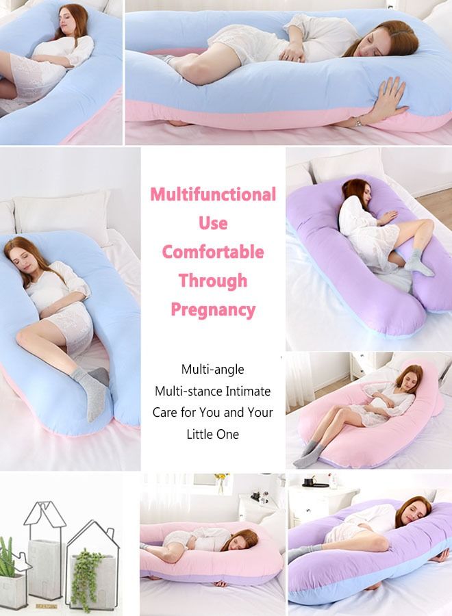 U Shape Maternity Full Body Pillow, Full Body Giant Pregnancy Pillow Comfortable Soft Cushion