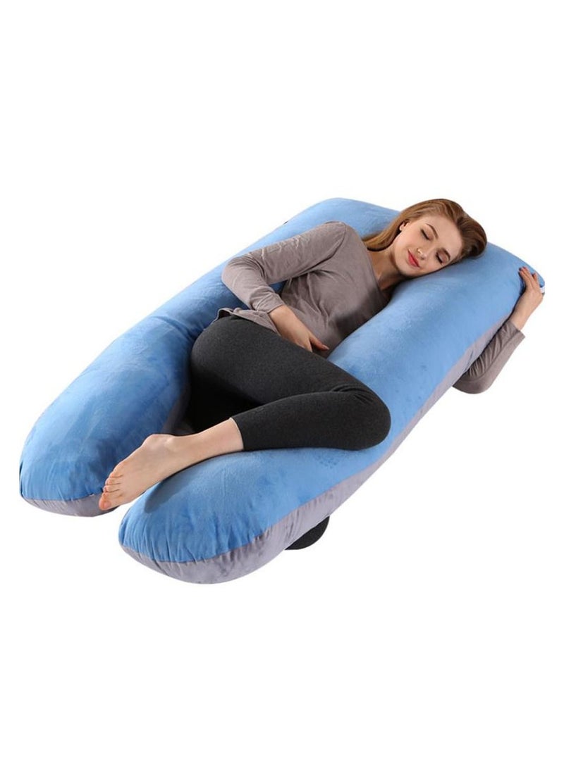 U Shape Maternity Full Body Pillow, Full Body Giant Pregnancy Pillow Comfortable Soft Cushion