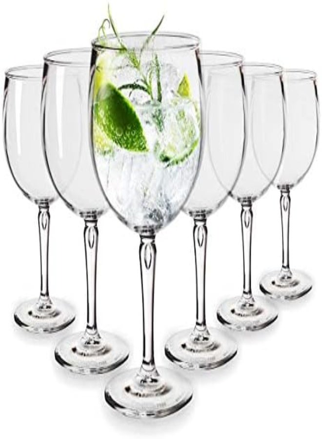 Rb Balloon Gin Cocktail Glasses Premium Plastic Unbreakable Reusable 45Cl, Set Of 6