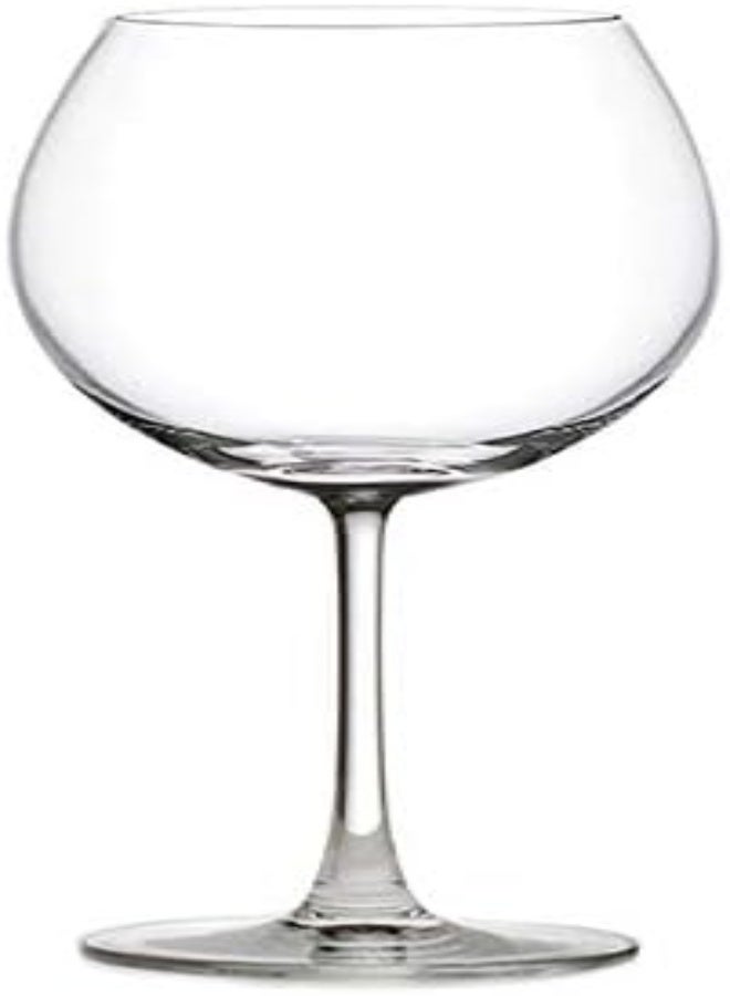 Ocean Madison Burgundy Glass, Set Of 6, Clear, 650 Ml, 015D22, Chalice Glass, Stemware Glass, Snifter Glass, Wine Glass, Stemmed Wine Glass