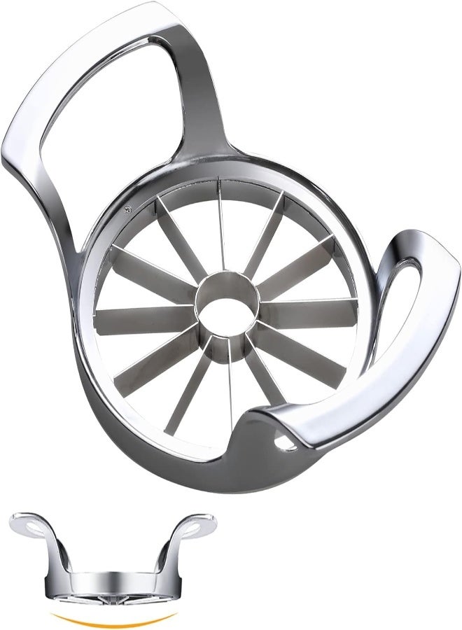 Savorliving Apple Slicer 12 Sharp Blades Stainless Steel Apple Cutter, Pitter, Thoroughly-Cut Blade Design, Divider For Up To 4 Inches Apples (Classic)