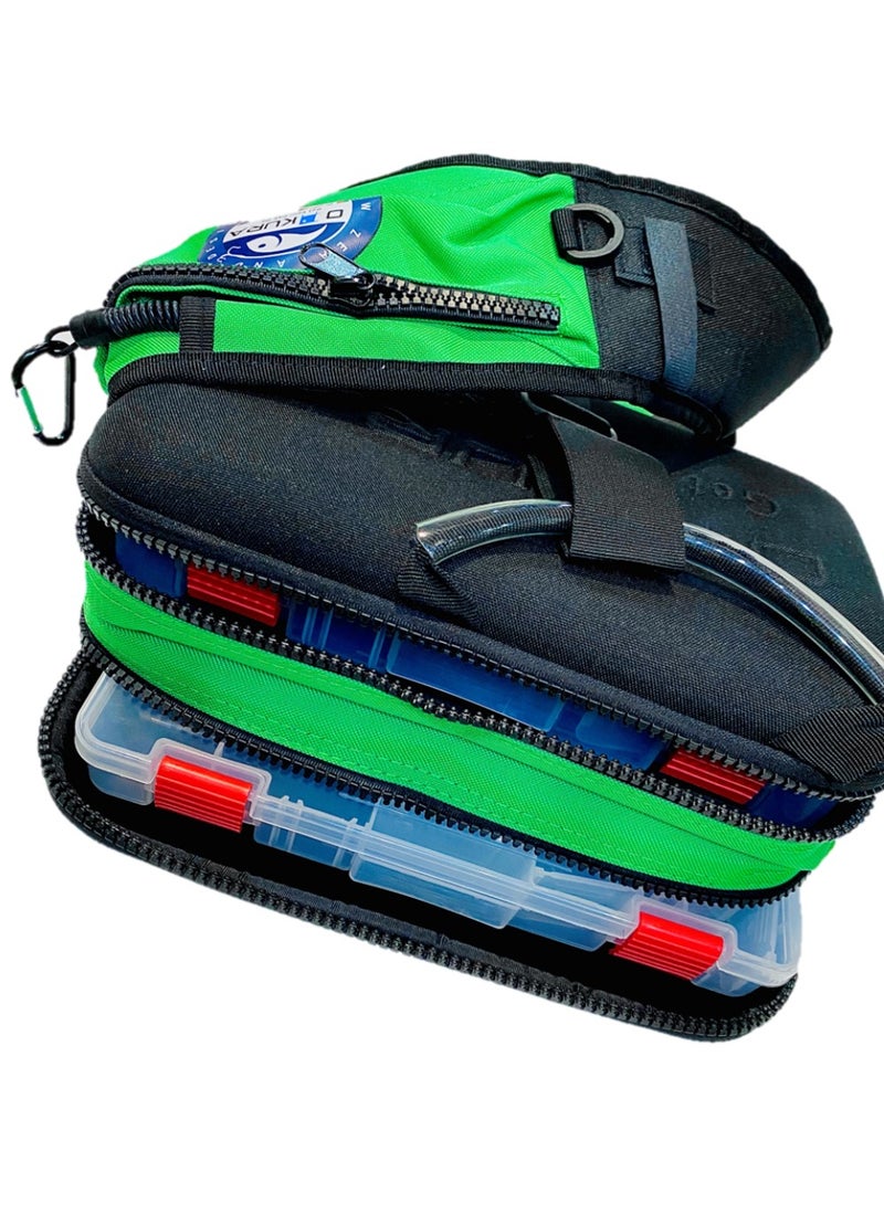 Oakura Crossbody Tackle Hard Box - Convenient Fishing accessories Storage for On-the-Go Anglers